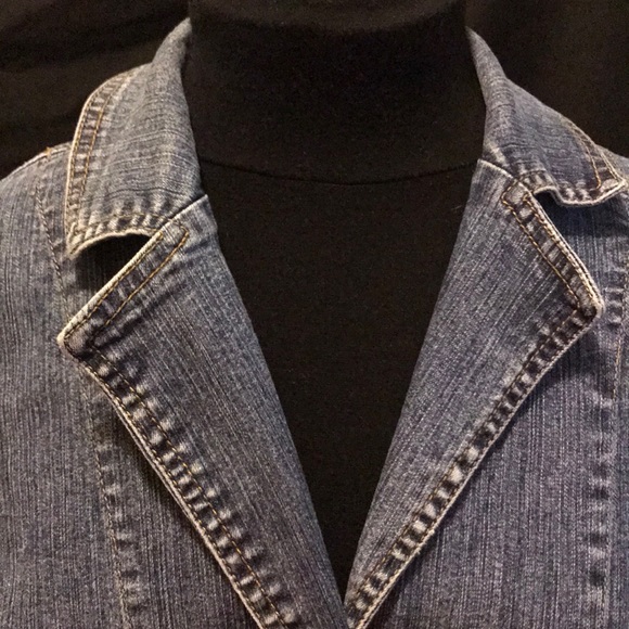 Denim stretch blazer - Picture 3 of 8